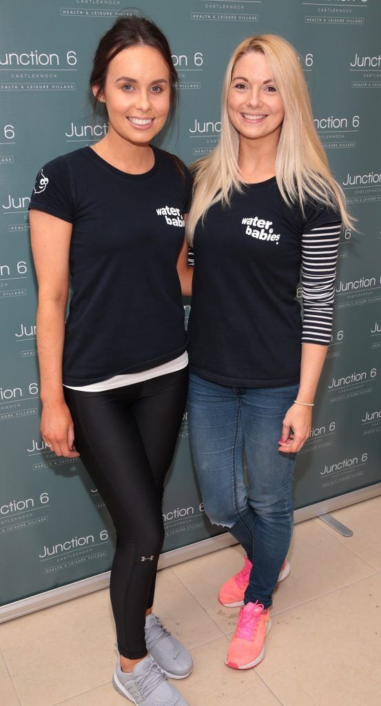 Megan Costigan and Melanie Strong at the opening of Junction 6 Health and Leisure Village in Castleknock, Dublin. Picture: Brian McEvoy