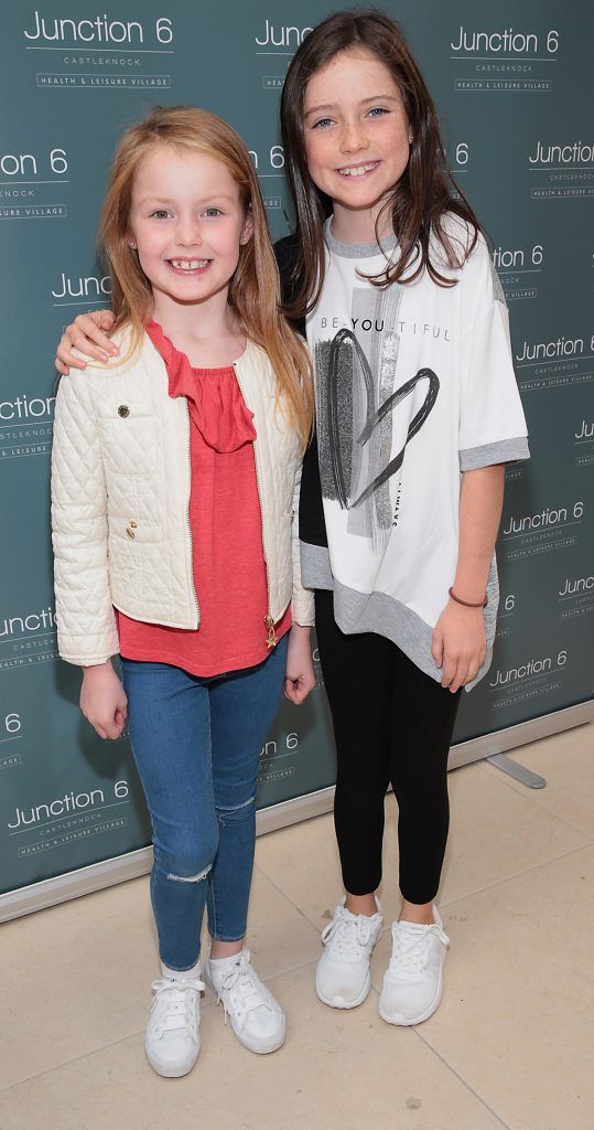 Emily Dunne and Grace Fleming at the opening of Junction 6 Health and Leisure Village in Castleknock, Dublin. Picture: Brian McEvoy