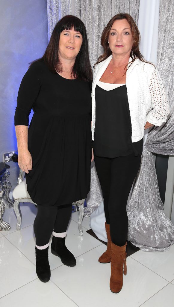 Una Williams and Anita Kelly at the launch of Beautique Beauty Studio in Fashion City, Ballymount, Dublin. Picture: Brian McEvoy