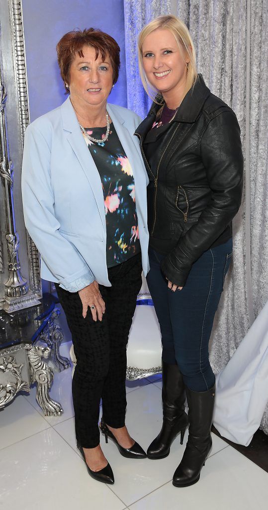 Anne Farrell and Linda Chester at the launch of Beautique Beauty Studio in Fashion City, Ballymount, Dublin. Picture: Brian McEvoy