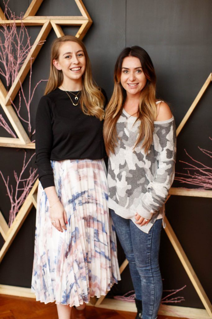 Klara Heron and Aisling Reddin pictured at the launch of New Romantic, an Irish jewellery brand for women who want to stand out from the crowd. Picture by Andres Poveda