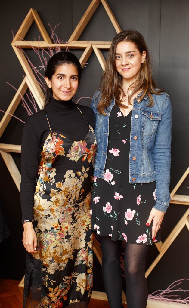 Gabriela Carrillo  and Lauren O'Hanlon pictured at the launch of New Romantic, an Irish jewellery brand for women who want to stand out from the crowd. Picture by Andres Poveda