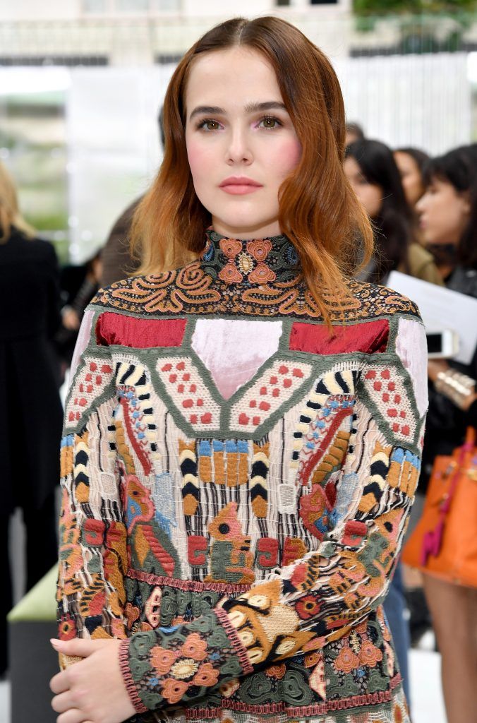 Zoey Deutch attends the Valentino show as part of the Paris Fashion Week Womenswear  Spring/Summer 2018 on October 1, 2017 in Paris, France.  (Photo by Pascal Le Segretain/Getty Images)