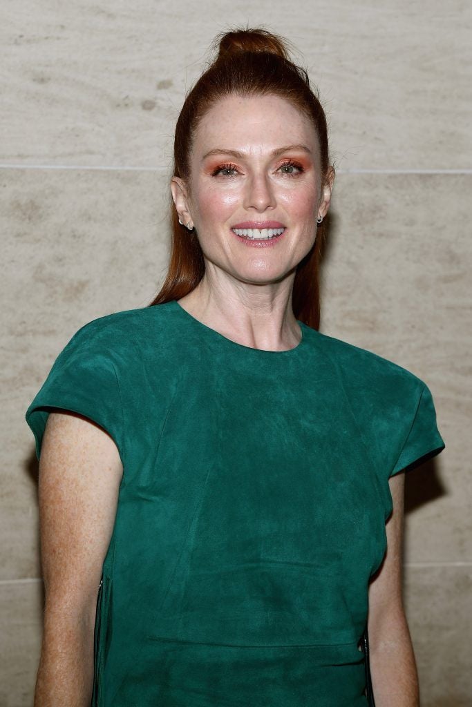 Julianne Moore attends the Louis Vuitton show as part of the Paris Fashion Week Womenswear  Spring/Summer 2018 on October 3, 2017 in Paris, France.  (Photo by Pascal Le Segretain/Getty Images)