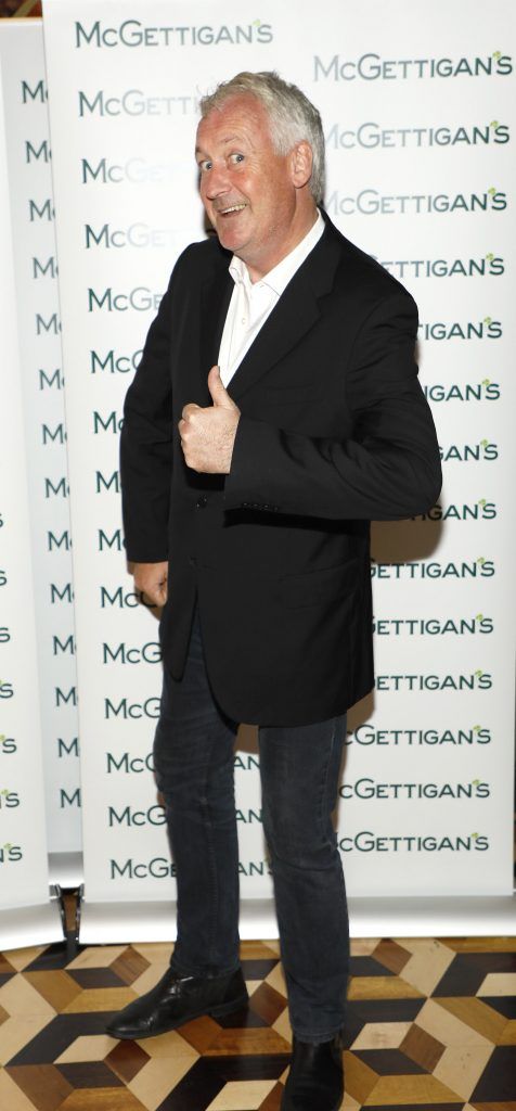 Comedian Barry Murphy t the exclusive opening night of McGettigan's Dublin 9 in the new Bonnington Hotel (5th October 2017), hosted by Dennis McGettigan. Photo: Kieran Harnett