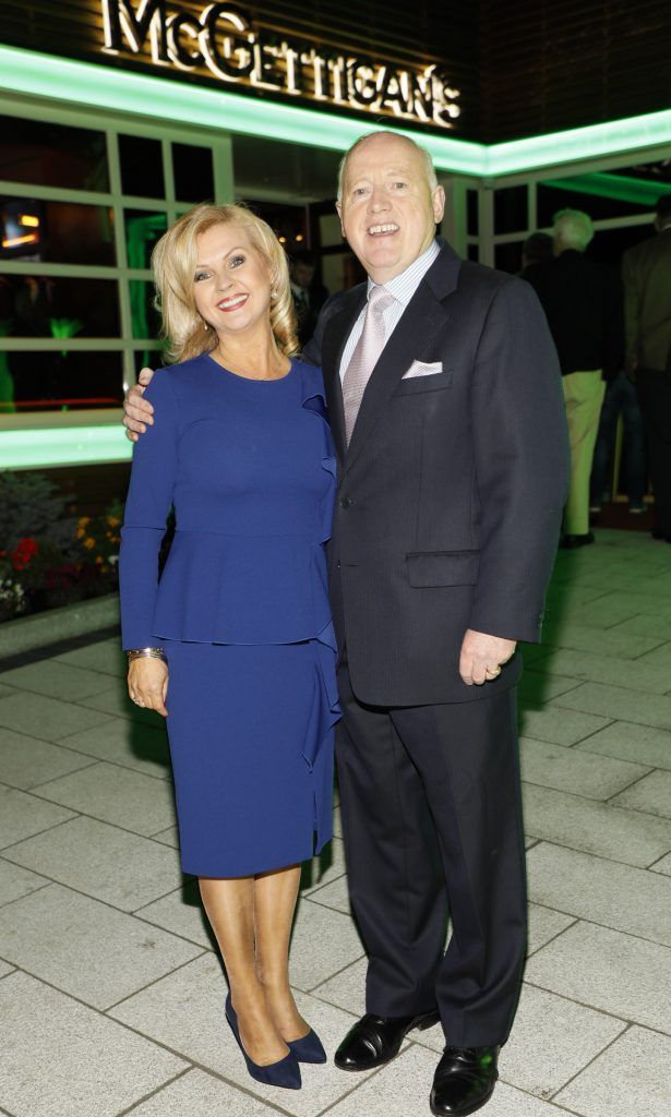 Catherine and Martin McGettigan t the exclusive opening night of McGettigan's Dublin 9 in the new Bonnington Hotel (5th October 2017), hosted by Dennis McGettigan. Photo: Kieran Harnett