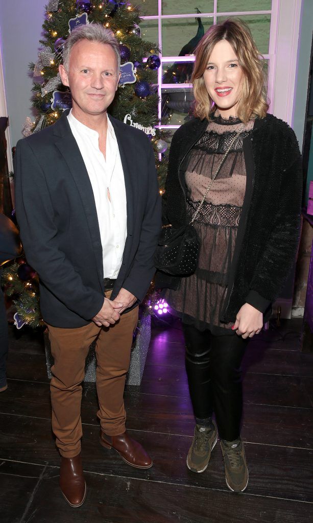 Martin Carpenter and Elle Gordon at the Loop at Dublin and Cork Airports Joy of Giving Christmas Preview at Number 4 Parliament Street. Picture: Brian McEvoy