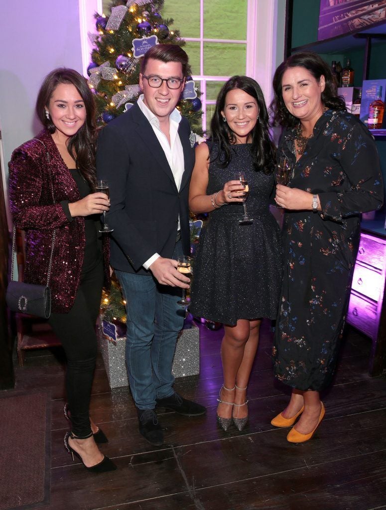 Donna Ross, Matt Mackey,Anita Ross and Michelle Corbett at the Loop at Dublin and Cork Airports Joy of Giving Christmas Preview at Number 4 Parliament Street. Picture: Brian McEvoy