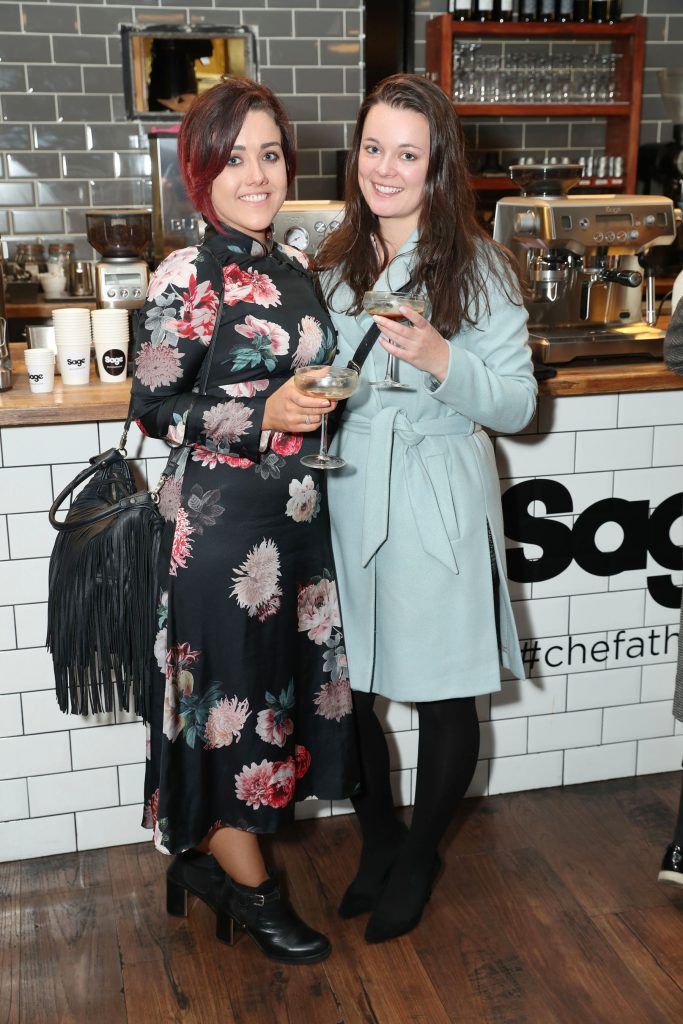 Sinead Frew and Aoife Lynch pictured at the official Sage Appliances Launch Event in Ireland which took place in Two Fitfty Square, Rathmines (4th October 2017). Pic: Marc O'Sullivan