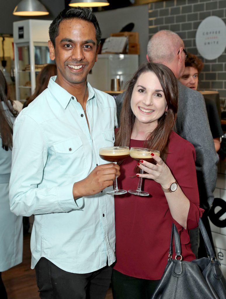 Clint Dreiberg and Siobhan McDonnell pictured at the official Sage Appliances Launch Event in Ireland which took place in Two Fitfty Square, Rathmines (4th October 2017). Pic: Marc O'Sullivan