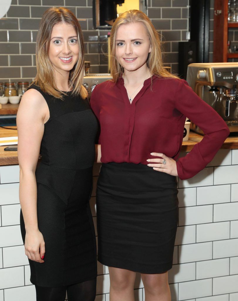 Emma Murphy and Caitlin Shipley pictured at the official Sage Appliances Launch Event in Ireland which took place in Two Fitfty Square, Rathmines (4th October 2017). Pic: Marc O'Sullivan