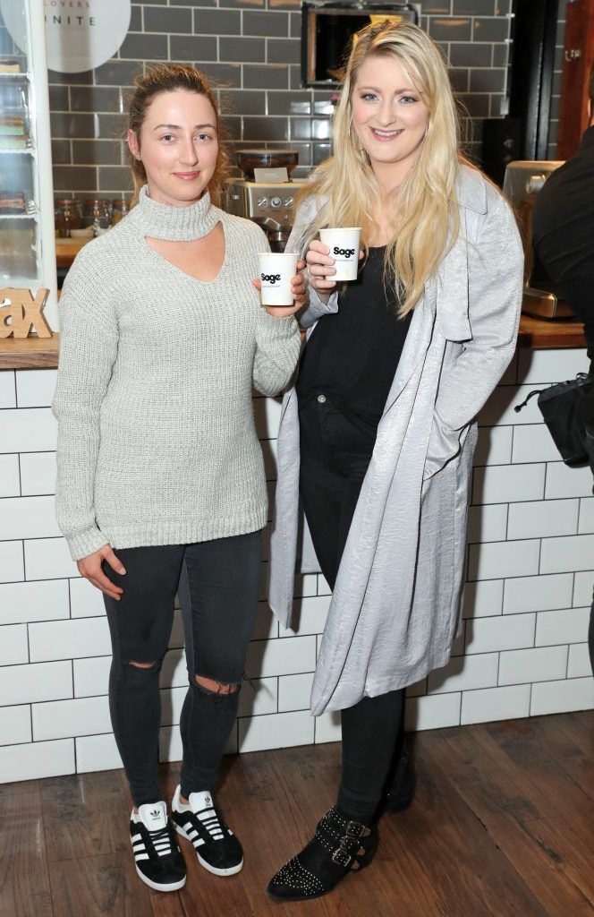 Aoife Kilderry and Leah Crawford pictured at the official Sage Appliances Launch Event in Ireland which took place in Two Fitfty Square, Rathmines (4th October 2017). Pic: Marc O'Sullivan