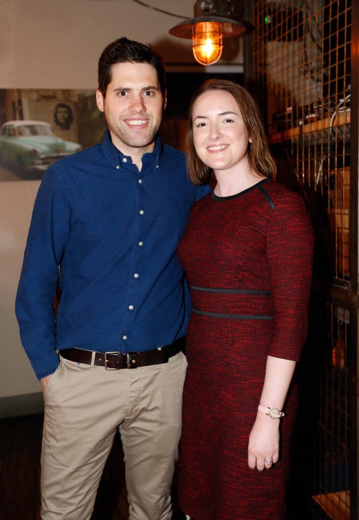 Pictured are (LtoR) Jonathan and Aisling Morrough at the first birthday celebrations of Wishbone restaurant, Montague Lane, D2. Photo: Sasko Lazarov/Photocall Ireland