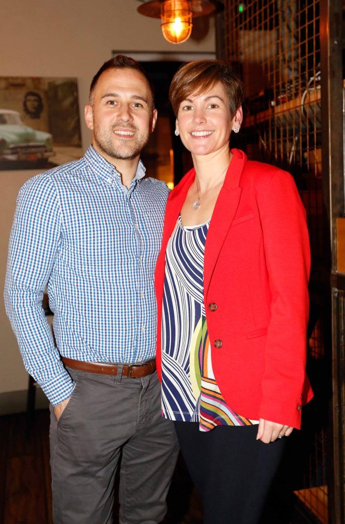Pictured are (LtoR) Niall and Fiona Clarke at the first birthday celebrations of Wishbone restaurant, Montague Lane, D2. Photo: Sasko Lazarov/Photocall Ireland
