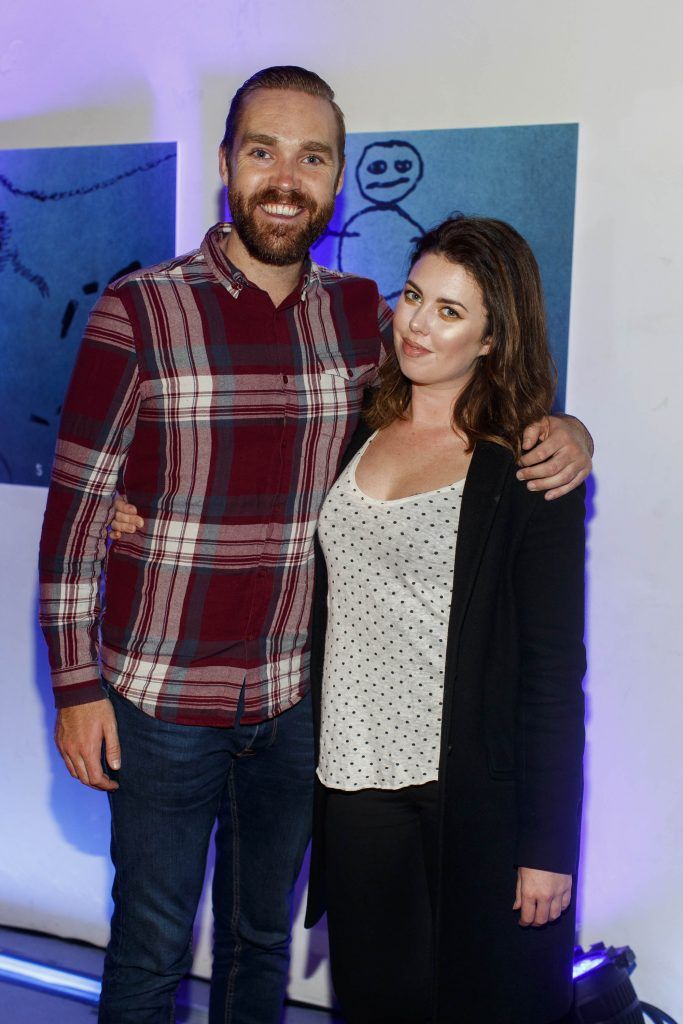 Sean Stephens and Suzanne Kavanagh pictured at the Universal Pictures Irish premiere of The Snowman at Dublin's Light House Cinema (10th October 2017). Picture by Andres Poveda