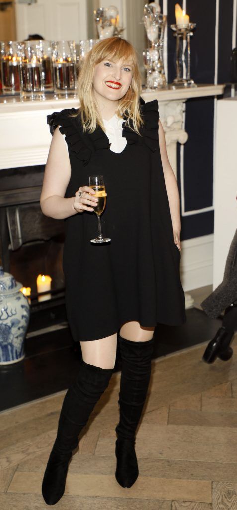 Sophie White at the Marks & Spencer Autumn Winter 17 Showcase-photo Kieran Harnett