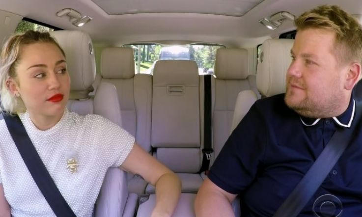 It was Miley Cyrus' turn at Carpool Karaoke and it's as scandalous as you'd expect