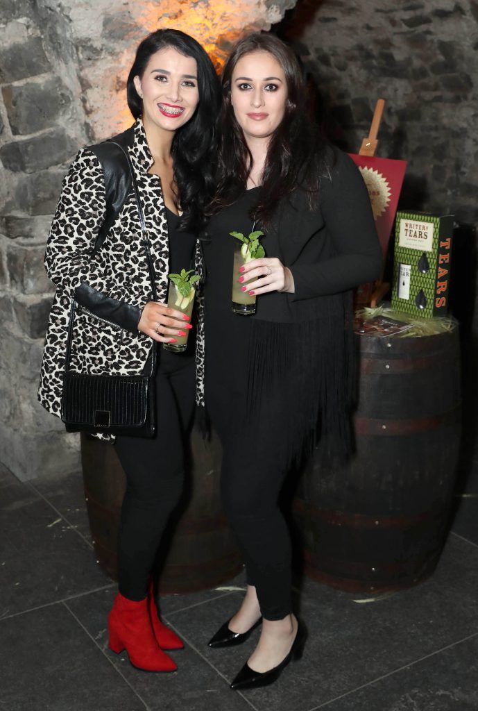 Karen Geary and Jenny Young pictured at SuperValu's #WhiskeyExclusives event in The Crypt at Christchurch Cathedral on 11th October 2017. Guests got to enjoy a selection of Premium Irish Whiskey. Pic: Marc O'Sullivan