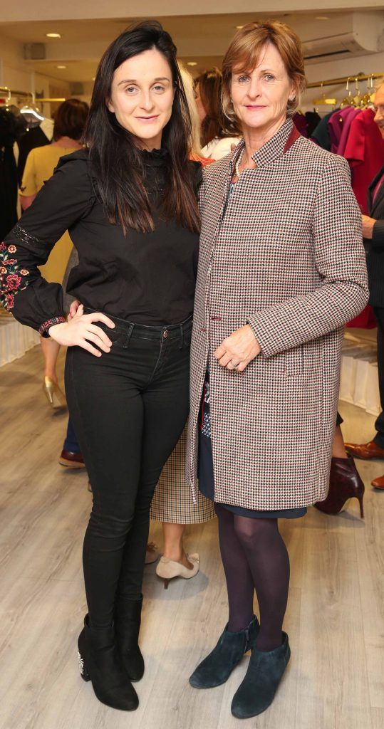 Paula and Carol Stone pictured at the official opening of the Phoenix-V boutique located on 39 Stephen Street Lower Dublin. Photo: Leon Farrell/Photocall Ireland.