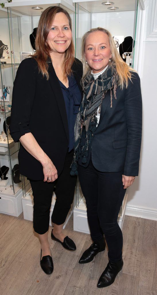 Tina Norton and Eva Orsmond pictured at the launch of The Collective Jewellery store at No.24 on Drury Street, Dublin. Picture: Brian McEvoy