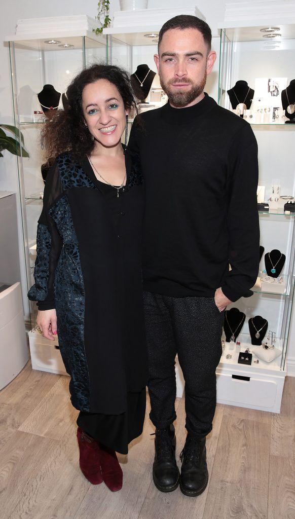 Petra Stelzenmueller and James Riordan pictured at the launch of The Collective Jewellery store at No.24 on Drury Street, Dublin. Picture: Brian McEvoy