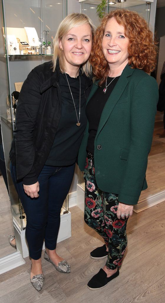 Sinead Robertson and Jackie Dimes pictured at the launch of The Collective Jewellery store at No.24 on Drury Street, Dublin. Picture: Brian McEvoy