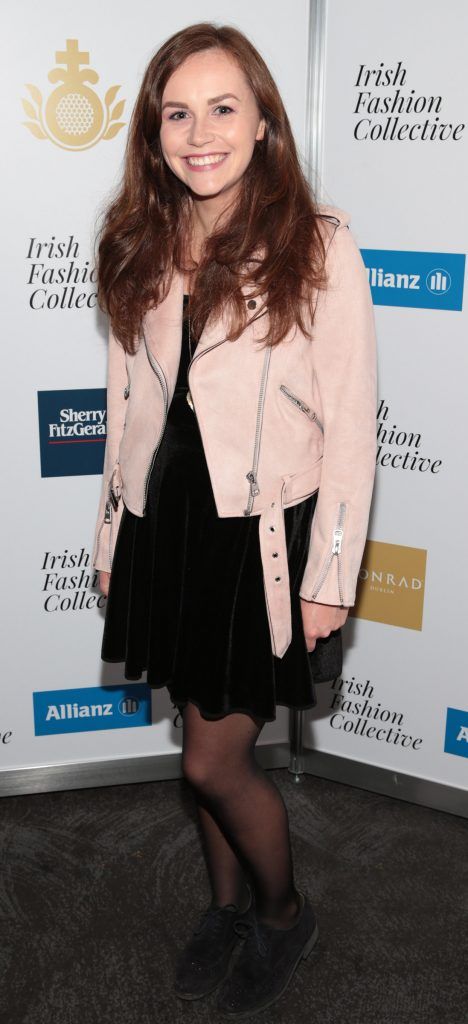 Isobel Flood at the Irish Fashion Collective hosted by Conrad Dublin (in association with Allianz) at The Conrad Hotel in Earlsfort Terrace, Dublin. Picture: Brian McEvoy