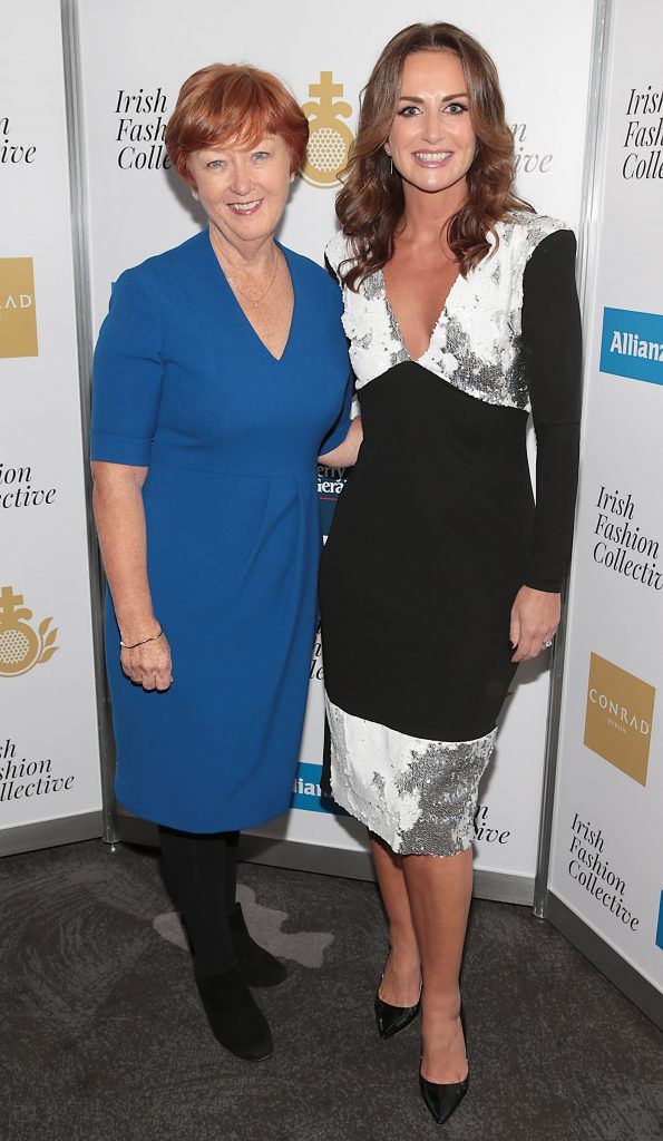 Norma Sheehan and Lorraine Keane at the Irish Fashion Collective hosted by Conrad Dublin (in association with Allianz) at The Conrad Hotel in Earlsfort Terrace, Dublin. Picture: Brian McEvoy