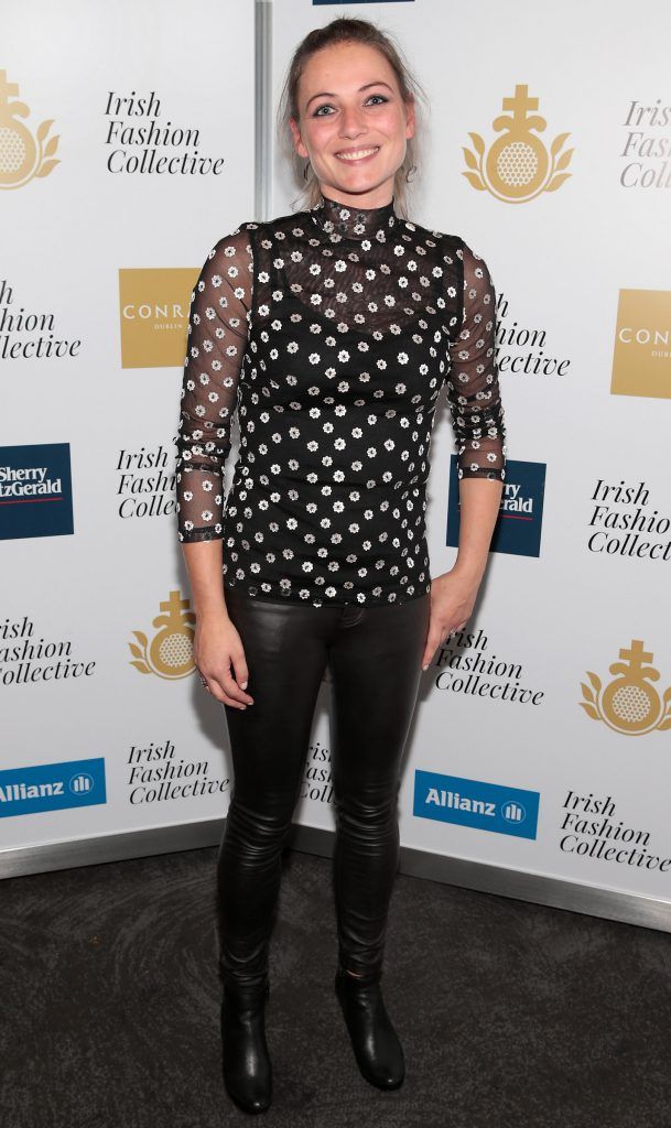Elaine Lawless at the Irish Fashion Collective hosted by Conrad Dublin (in association with Allianz) at The Conrad Hotel in Earlsfort Terrace, Dublin. Picture: Brian McEvoy