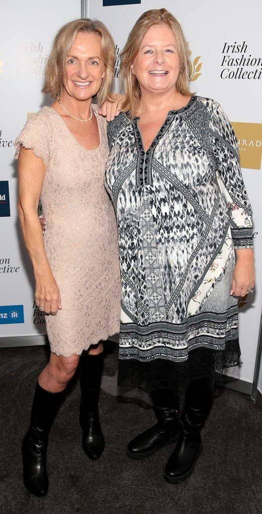 Marie Fitzpatrick and Roisin Keely at the Irish Fashion Collective hosted by Conrad Dublin (in association with Allianz) at The Conrad Hotel in Earlsfort Terrace, Dublin. Picture: Brian McEvoy