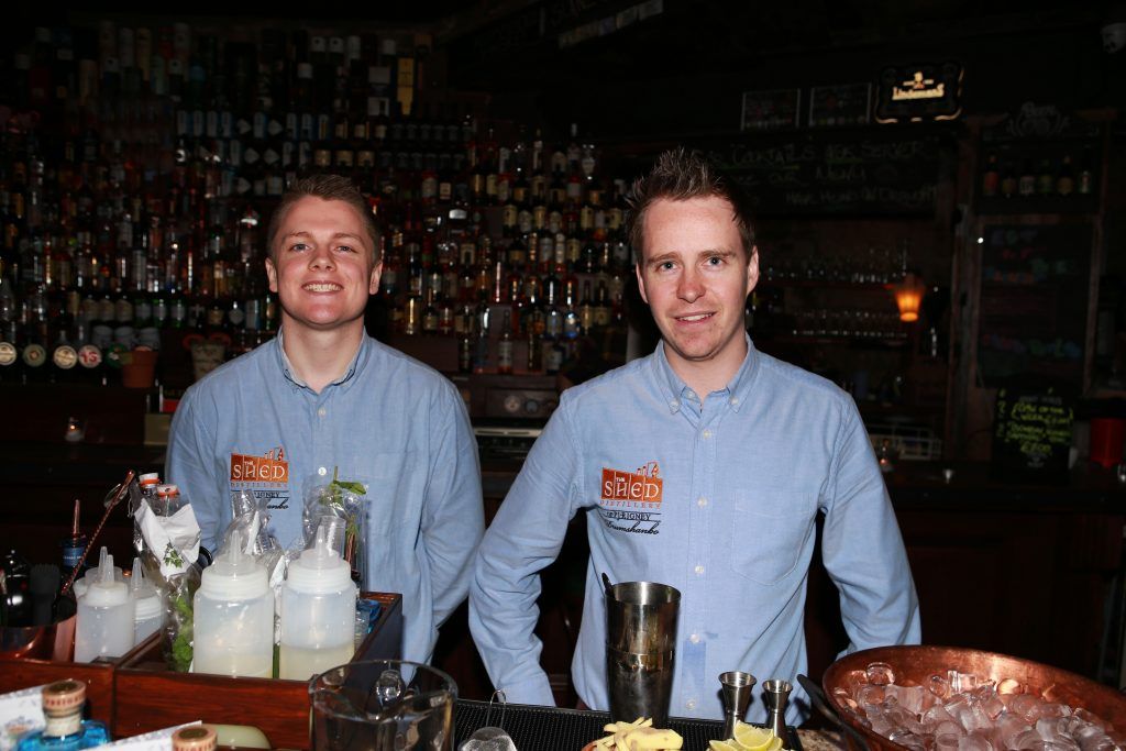 Conor Burke and Conor O’Breen at the Irish Cocktail Fest at East Side Tavern (14th October 2017). 32 counties took part in this year's Irish Cocktail Fest with over 70 venues showcasing Irish spirits in all their creations.