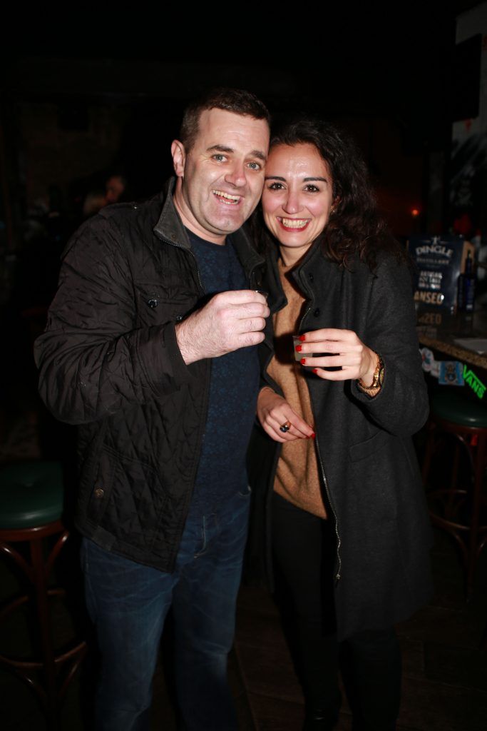 Omar Sherlock and Sofia Perez at the Irish Cocktail Fest at East Side Tavern (14th October 2017). 32 counties took part in this year's Irish Cocktail Fest with over 70 venues showcasing Irish spirits in all their creations.