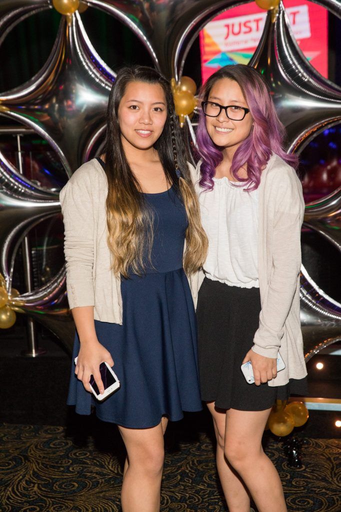 Mei Vuong and  Jialimey Vuong at the fourth annual Just Eat National Takeaway Awards (17th October 2017). Pic: Naoise Culhane