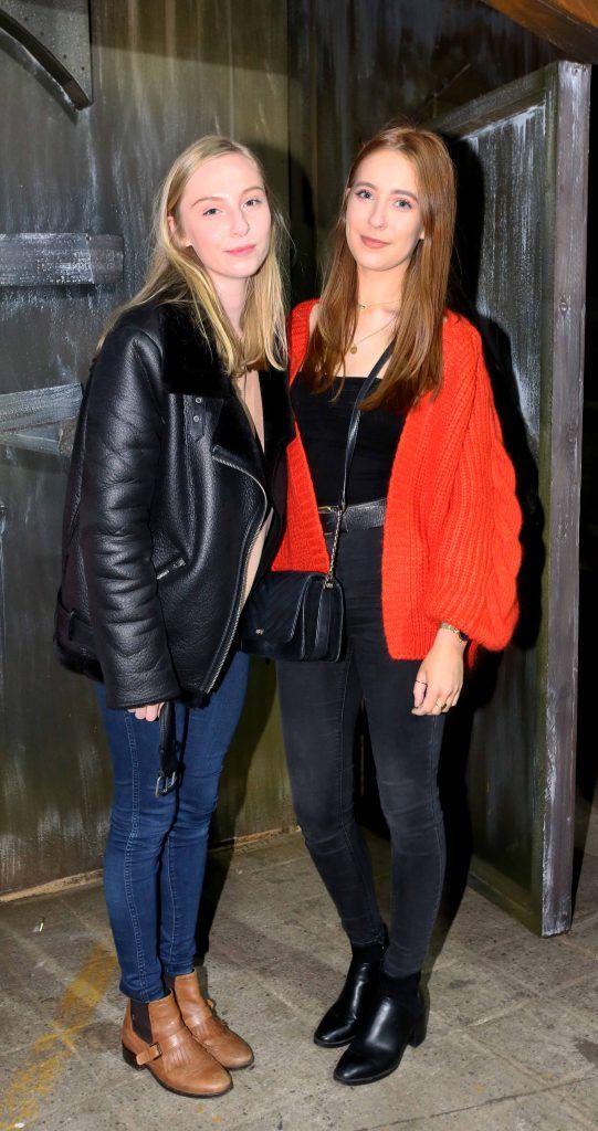 Ornat Ennis and Fiona Murphy at the launch of The Nightmare Realm, which takes place at The RDS until November 5. Photo: Mark Stedman