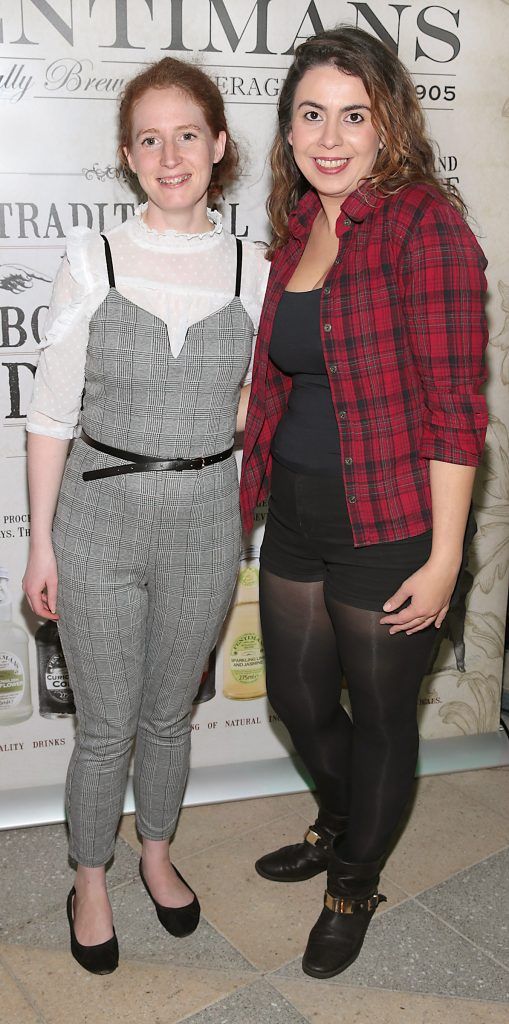 Gillian Hamill and Aziza Hanna pictured at the Fentimans Botanical Cocktail Experience at Opium Rooms, Dublin. Picture: Brian McEvoy