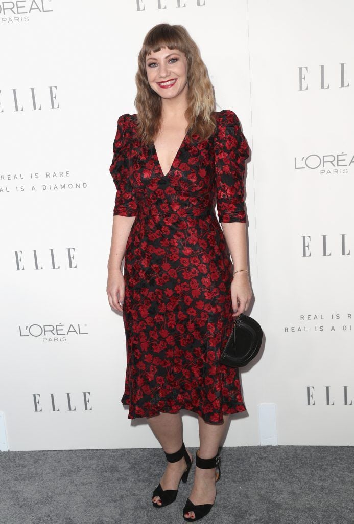 Emily V. Gordon attends ELLE's 24th Annual Women in Hollywood Celebration at Four Seasons Hotel Los Angeles at Beverly Hills on October 16, 2017 in Los Angeles, California.  (Photo by Frederick M. Brown/Getty Images)