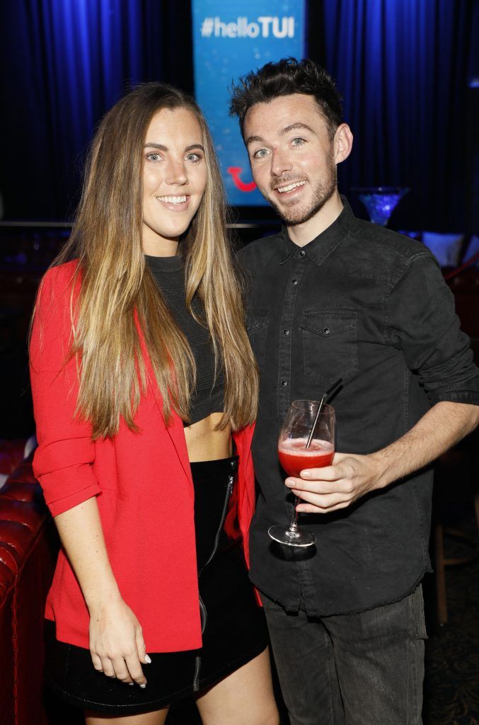 Sarah Hanrahan and Cathal Kenny at the TUI launch at Number Twenty-Two, South Anne Street on Wednesday, 18th October -photo Kieran Harnett