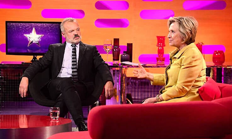 Is tonight's Graham Norton lineup impressive enough to stay in for?