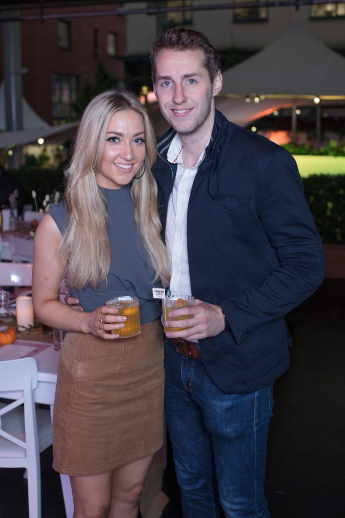 Aoife Noonan & Tom Maguire pictured at The House of Peroni Presents: La Sagra, an Italian food festival at Meeting House Square in Dublin. Photo: Anthony Woods.