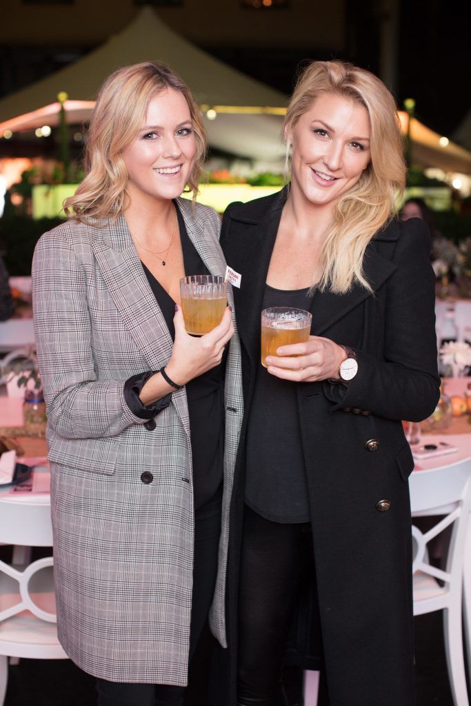 Cassie Stokes & Kate Cassin pictured at The House of Peroni Presents: La Sagra, an Italian food festival at Meeting House Square in Dublin. Photo: Anthony Woods.