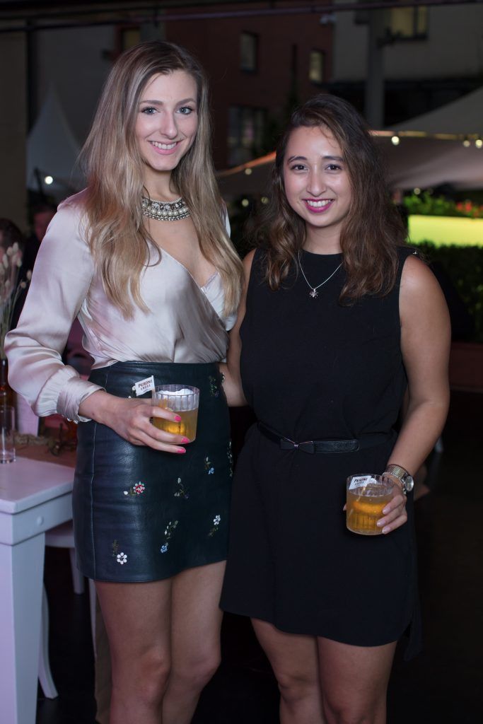 Nirina Plunkett & Darina Coffey pictured at The House of Peroni Presents: La Sagra, an Italian food festival at Meeting House Square in Dublin. Photo: Anthony Woods.