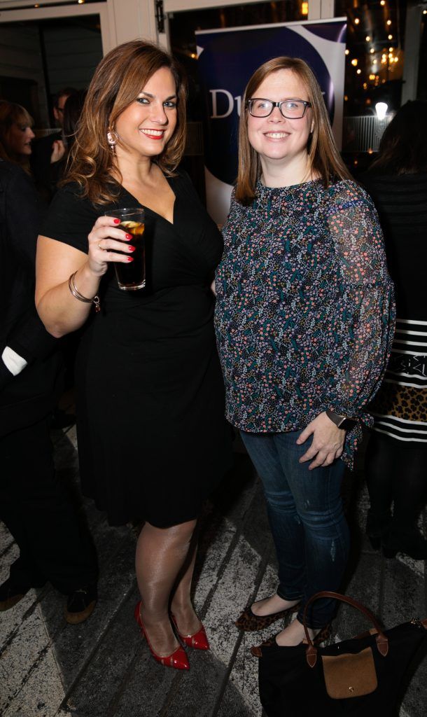 Anna Dunphy & Sonya Felton pictured as Maia Dunphy launches her book, The M Word: A Book For Women Who Happen To Be Parents at House, Leeson St. Photo: Ailbhe O'Donnell