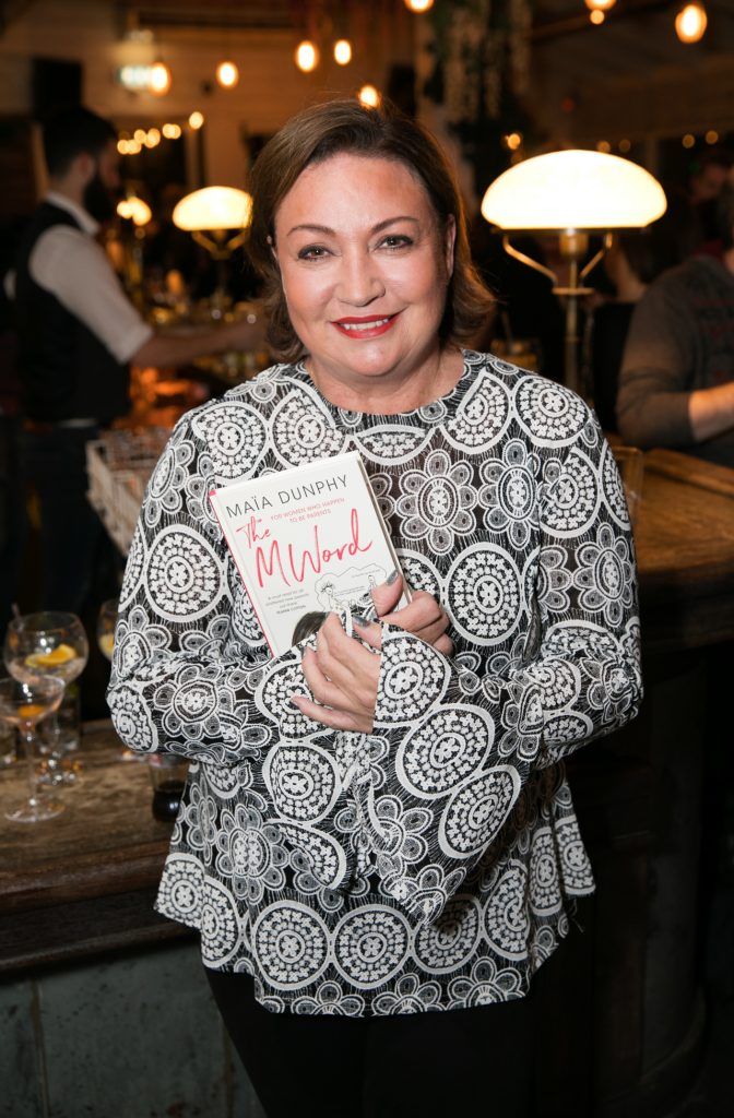 Norah Casey pictured as Maia Dunphy launches her book, The M Word: A Book For Women Who Happen To Be Parents at House, Leeson St. Photo: Ailbhe O'Donnell