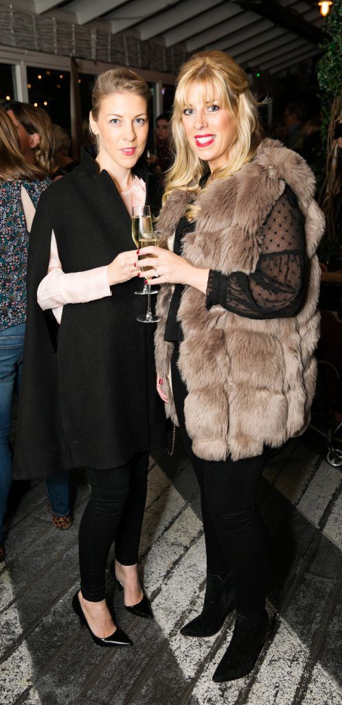 Karen & Glenda Kirby pictured as Maia Dunphy launches her book, The M Word: A Book For Women Who Happen To Be Parents at House, Leeson St. Photo: Ailbhe O'Donnell