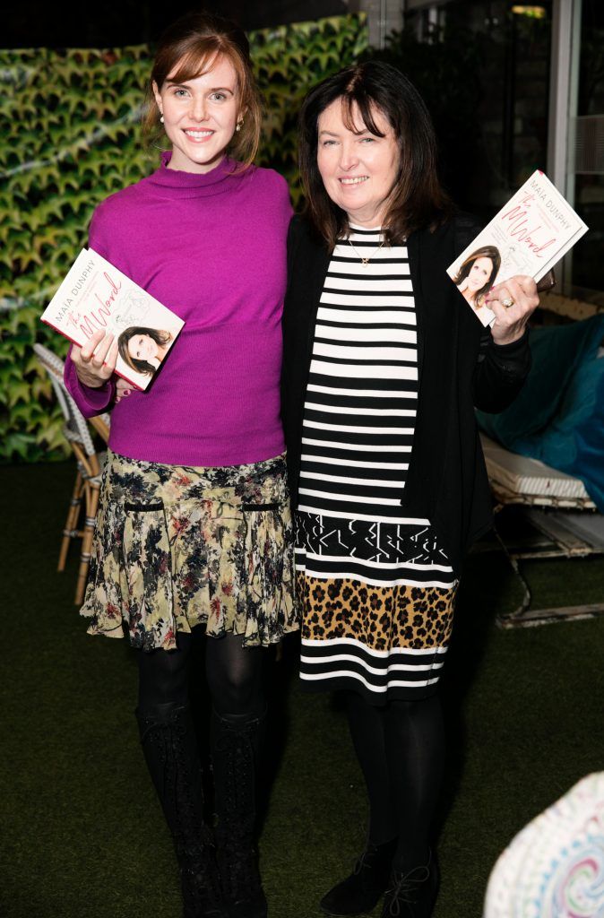 Susan Loughnane and Cepta Loughnane pictured as Maia Dunphy launches her book, The M Word: A Book For Women Who Happen To Be Parents at House, Leeson St. Photo: Ailbhe O'Donnell
