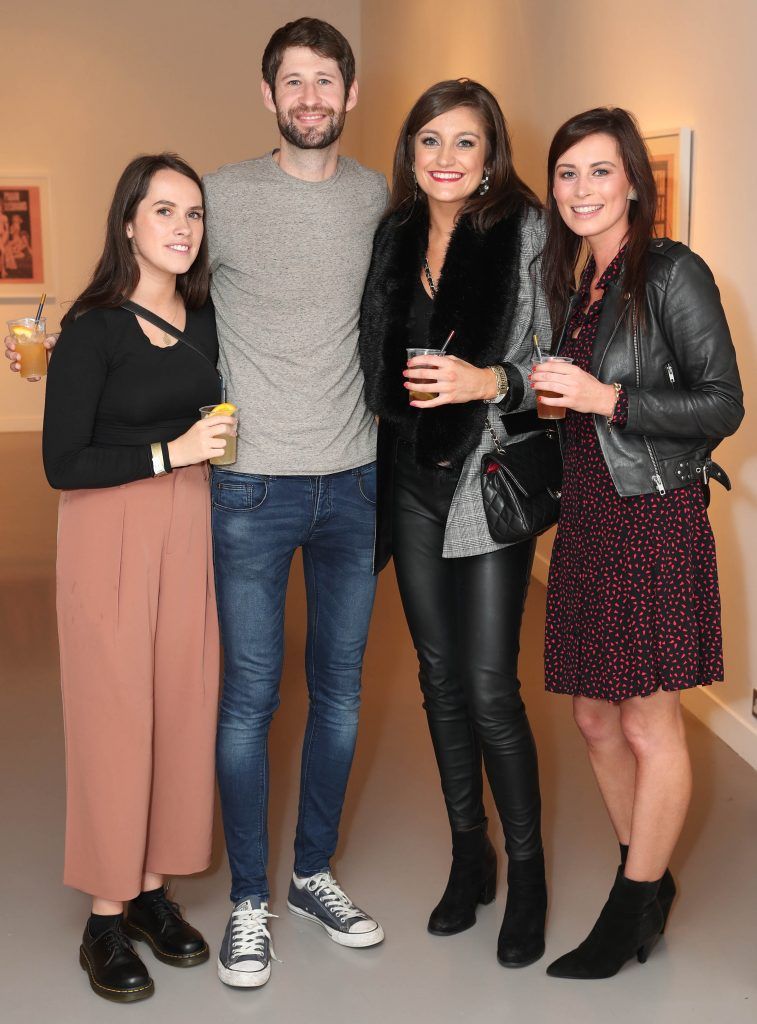 Eilidh Brosnahan, David Wilson, Helen Flynn and Aisling Curtin at the RHA's Hennessy Lost Friday's final installment of 2017 on October 21st. Pic: Marc O'Sullivan