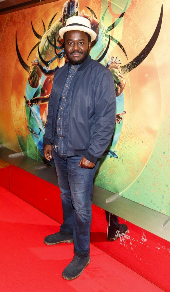 English actor Babou Ceesay pictured at the Irish Premiere of Marvel Studio's Thor: Ragnarok in the Light House Cinema Dublin. Picture: Andres Poveda