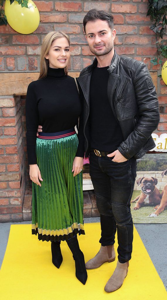 Natalia Petric and Bogdan Petric t the launch of Andrea Hayes' book Dog Tales at House in Leeson Street, Dublin. Pic: Brian McEvoy