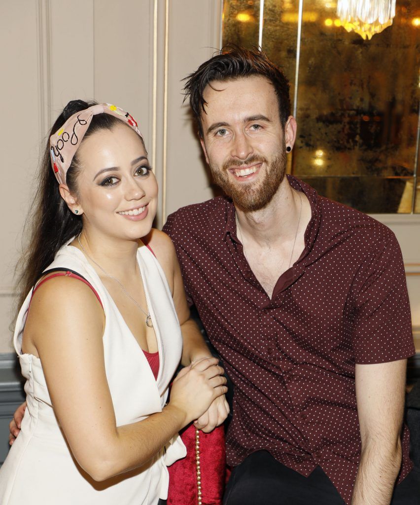 Sarah Clayton Lea and Nathan O'Reilly celebrating at the beautifully restored Stella Theatre which opens on Oct 31st -photo Kieran Harnett