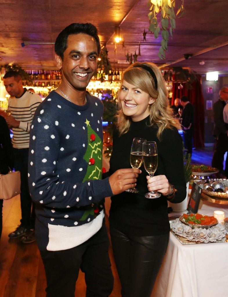 Pictured are Clint Drieberg and Elaine Leonard at Aldi's exquisite Christmas 2017 event, which took place in Medley. Photograph: Sasko Lazarov / Photocall Ireland